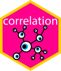 correlation hex sticker