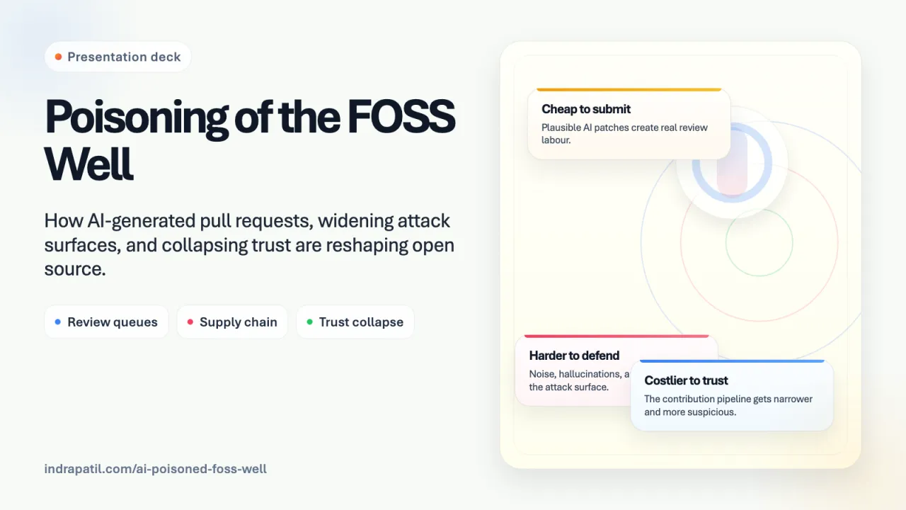 Preview of Poisoning of the FOSS Well