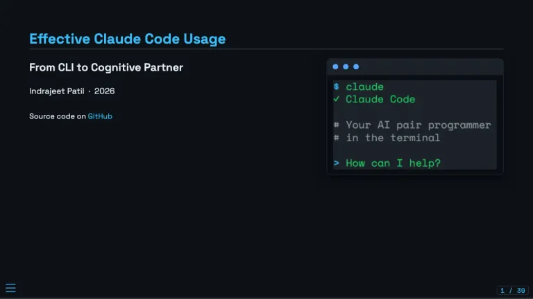 Preview of Effective Claude Code Usage