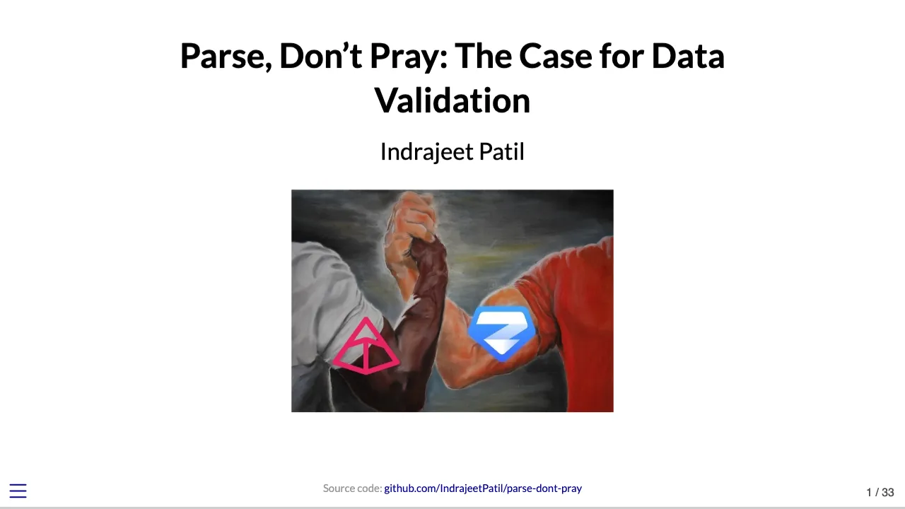 Preview of Parse, Don't Pray